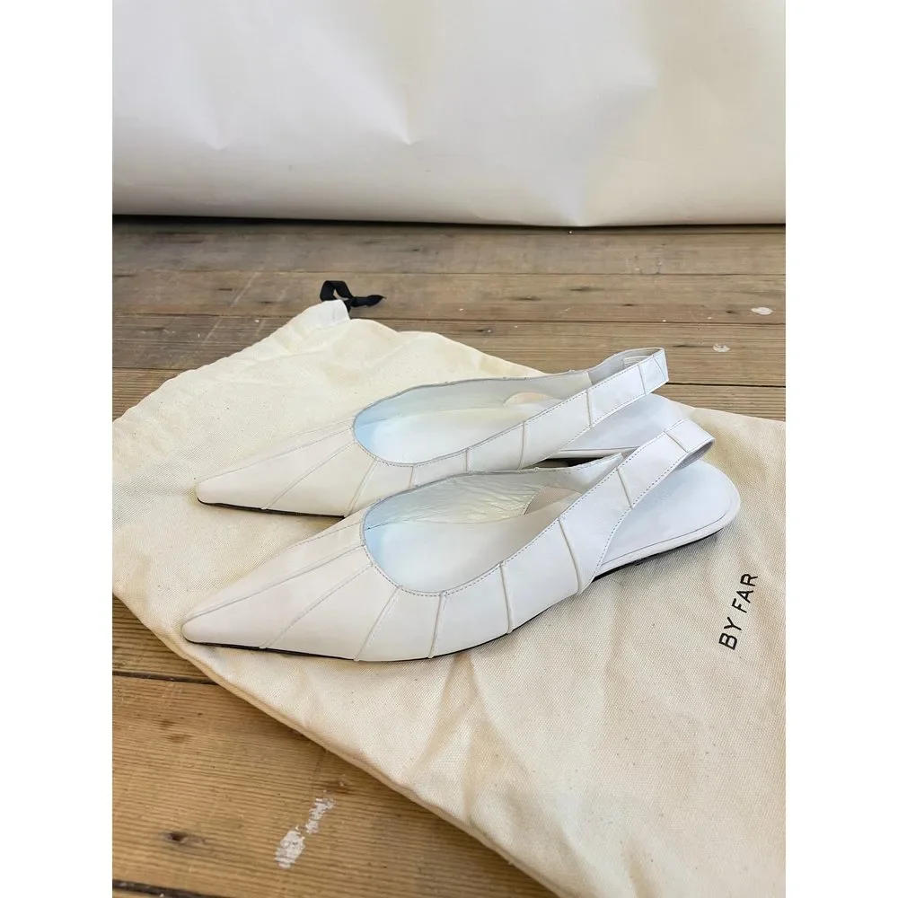 By Far "Cyd Pointed-Toe Slingback Ballerinas" (39) - Picture 2 of 4